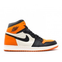 Nike Air Jordan 1 Retro High OG "Shattered Backboard" Unisex Chaussures de Basket-ball Noir 555088-005