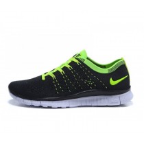 Nike Free Flyknit NSW pour Homme Chaussures de course Noir/Volt 579959-741