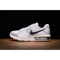 Nike Air Max Sequent Blanche/Noir Homme Chaussure de running 719912-014