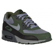 Chaussures Running Nike Air Max 90 Essential olive-Vert Argent Homme Baskets Q15929-009