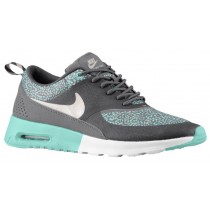 Baskets Nike Air Max Thea Print pour Femme Gris Lumière-Vert A93542-266