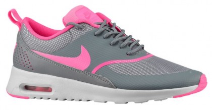 Chaussures Running Nike Air Max Thea Gris Rose Femme Baskets T99725-829