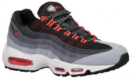 Baskets Nike Air Max 95 pour Homme Gris Rouge K02093-270