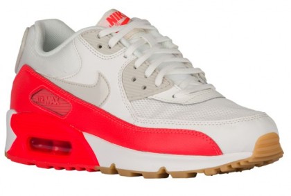 Chaussures Nike Air Max 90 Essentials pour Femme Blanc Rouge H82440-817