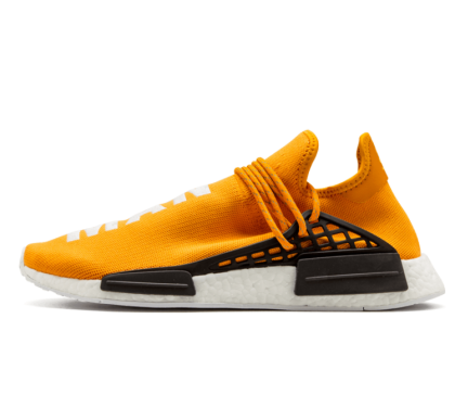 Chaussures Pharrell Williams X Adidas "Human Race" NMD Unisex Mandarin/Noir/Blanche BB3070