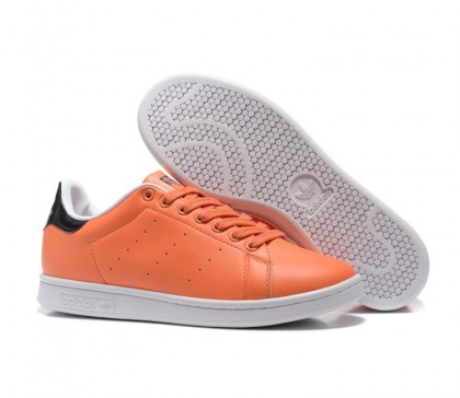 Adidas Originals Stan Smith Orange/Noir Unisex Chaussures S75105