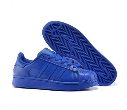 Adidas Superstar x Pharrell Williams Supercolor Bleu Homme Chaussures S41814