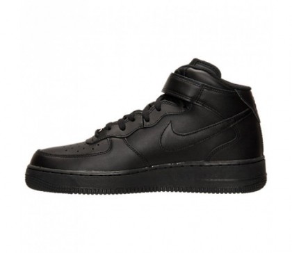 Nike Air Force 1 Mid Noir Unisex Chaussures 315123-001