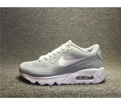 Chaussures Nike Air Max 90 Ultra Essential Unisex Gris/Blanche 819474-005