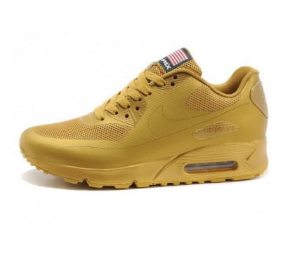 Nike Air Max 90 Hyperfuse QS Independence Day Or Unisex Chaussures 613841-551