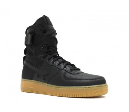 Nike SF Air Force 1 High "Special Field Urban Utility" Noir/Gum Unisex Chaussures 859202-009