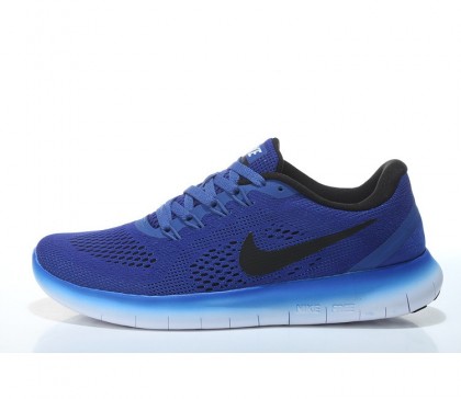 Chaussures de course Nike Free RN pour Homme Bleu/Blanche 831508-400