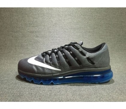 Chaussure de running Nike Air Max 2016 pour Homme Gris/Bleu 806771-002