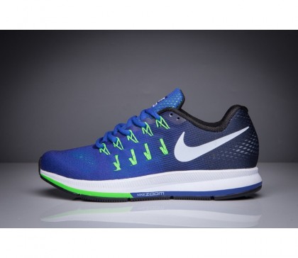 Nike Air Zoom Pegasus 33 pour Homme Chaussures Bleu/Noir 831356-413