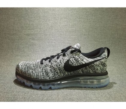 Nike Flyknit Air Max pour Homme Chaussure de running Gris/Noir 620469-105