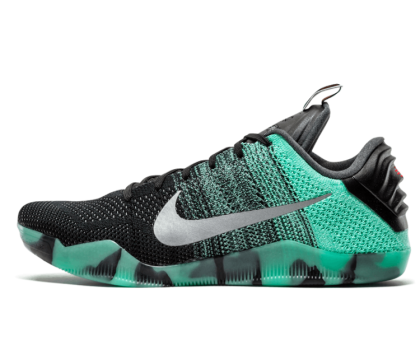 Chaussure de Basket-ball Nike Kobe 11 Elite Low ASG All Star Game pour Homme Vert Grow/Noir 822521-305