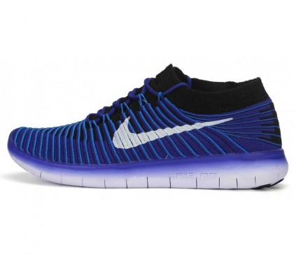 Chaussure de running Nike Free RN Motion Flyknit pour Homme Concord/Bleu/Noir 834584-400