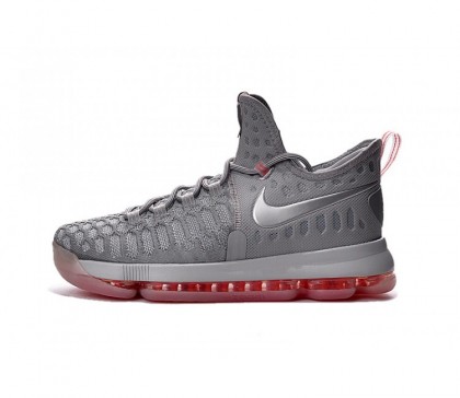 Chaussure de Basket-ball Nike Zoom KD 9 pour Homme Loup Gris/Multicolore 843396-090