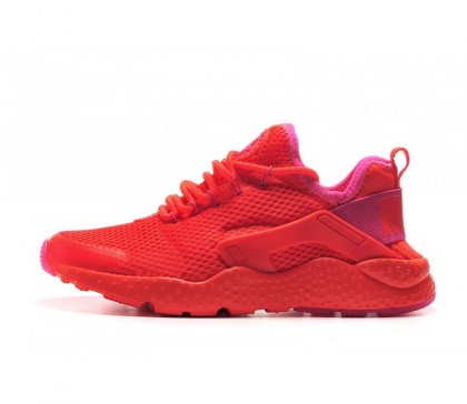 Nike Air Huarache Run Ultra Breathe pour Femme Chaussures de Running Cramoisie 833292-800