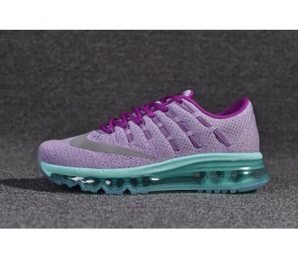 Chaussure de running Nike Air Max 2016 pour Femme Violet/Vert 807237-505