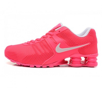 Chaussures Nike Shox Current Rubber Patch pour Femme Rose/Blanche NS2205-042