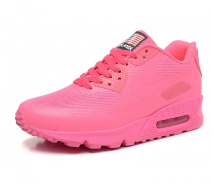 Nike Air Max 90 Hyperfuse QS Independence Day Rose Femme Chaussures 613841-111