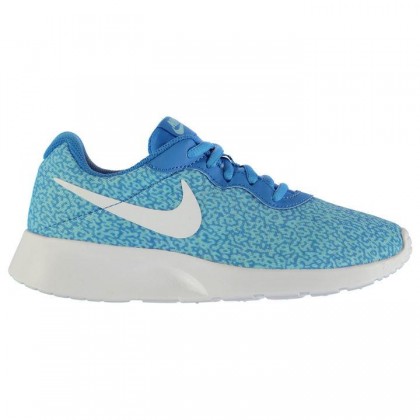 Nike Tanjun Print Sports Lifestyle Bleu Femme Chaussures 995956-027