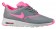 Chaussures Running Nike Air Max Thea Gris Rose Femme Baskets T99725-829