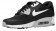 Nike Air Max 90 Essential pour Femme Chaussures Noir Gris F86636-549