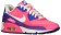 Nike Air Max 90 Hyperfuse Premium-Mesh/Leather Rose Blanc Femme Chaussures R60194-604