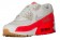 Chaussures Nike Air Max 90 Essentials pour Femme Blanc Rouge H82440-817