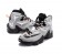 Chaussure de Basket-ball Nike LeBron 13 pour Homme Métallique Argenté/Noir/Orange 807219-003
