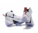 Nike LeBron 13 Blanche/Noir/Université Rouge Homme Chaussure de Basket-ball 807219-106