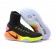 Nike Hyperdunk 2016 Flyknit pour Homme Chaussure de Basket-ball Noir/Volt/Orange/Blanche 843390-017