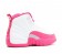 Chaussures de Basket-ball Nike Air Jordan 12 Retro GG Valentines Day pour Femme Rose/Blanche 510815-109