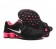 Chaussures Nike Shox Current Rubber Patch pour Femme Noir/Rose/Blanche NS2205-039